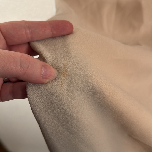 Ndsty Neutral Tan Button Down Career Wear Shirt Dress Size Small - Picture 7 of 10